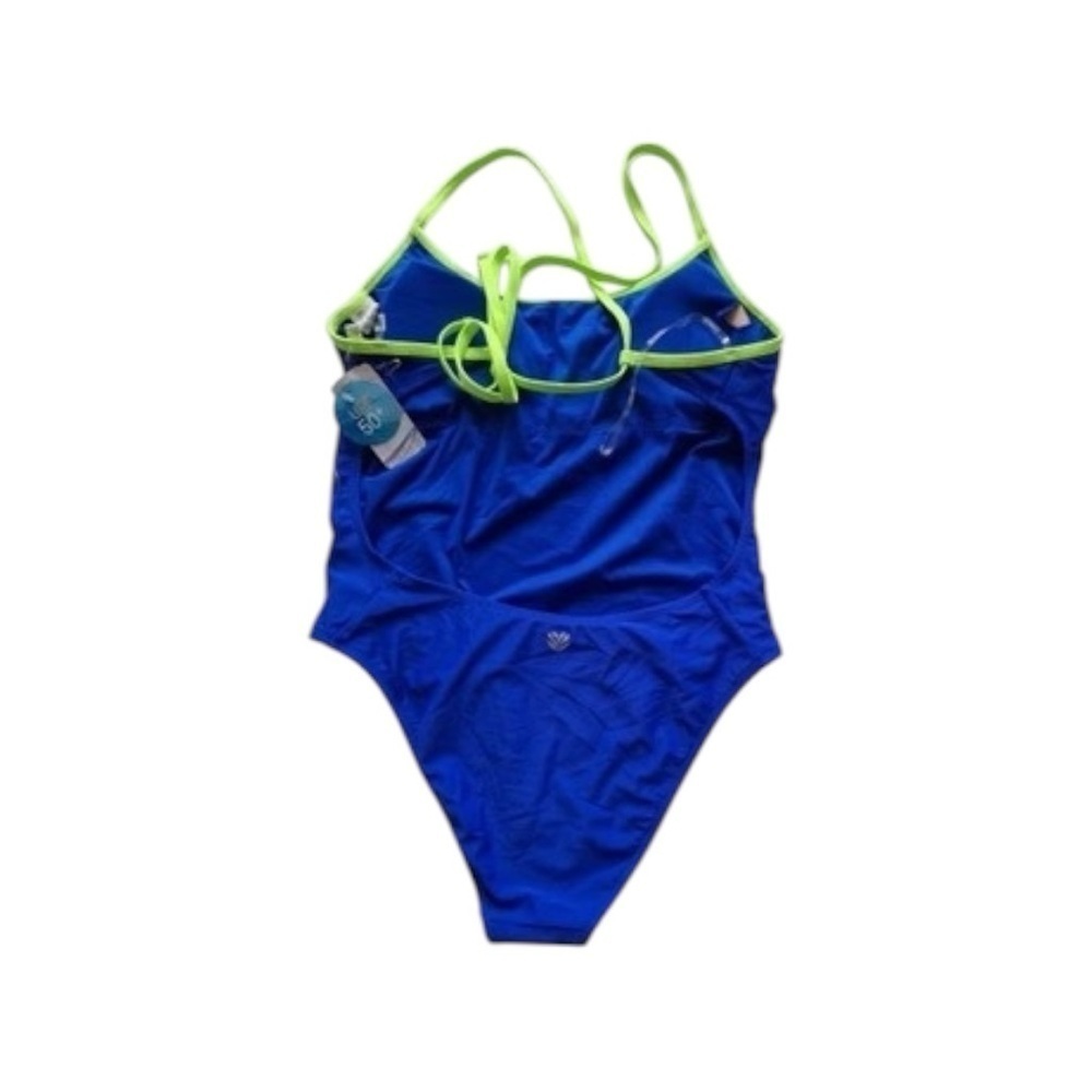 NWT Forever 21 Blue and Green One Piece Swim Size Small